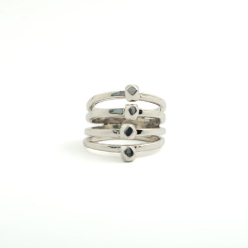 ANILLO METRIC 4X4 PLATA